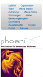 Mobile Screenshot of phoenix-institution.ch